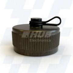 C37-429-8E6WR - EMCA Receptacle Cap, MIL-DTL-38999 Series III, Green Hard Anodised Plating, Shell Size 23
