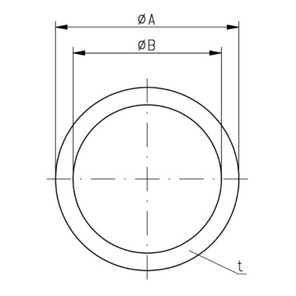 Dimensions of EMCA Electrically Conductive Gasket (Part Number: FD38-391-Y02 (VG96940-06-F003B))