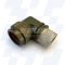 A17-529-9U12 - EMCA 90 Degree Screened Adaptor, MIL-C-26482 Series I (PAT 105), Olive Drab Hybrid, Shell Size 24