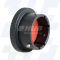 C17-435-9HWR - EMCA Plug Cap, MIL-DTL-26482 Series I & II, Black Hard Anodised Plating, Shell Size 25